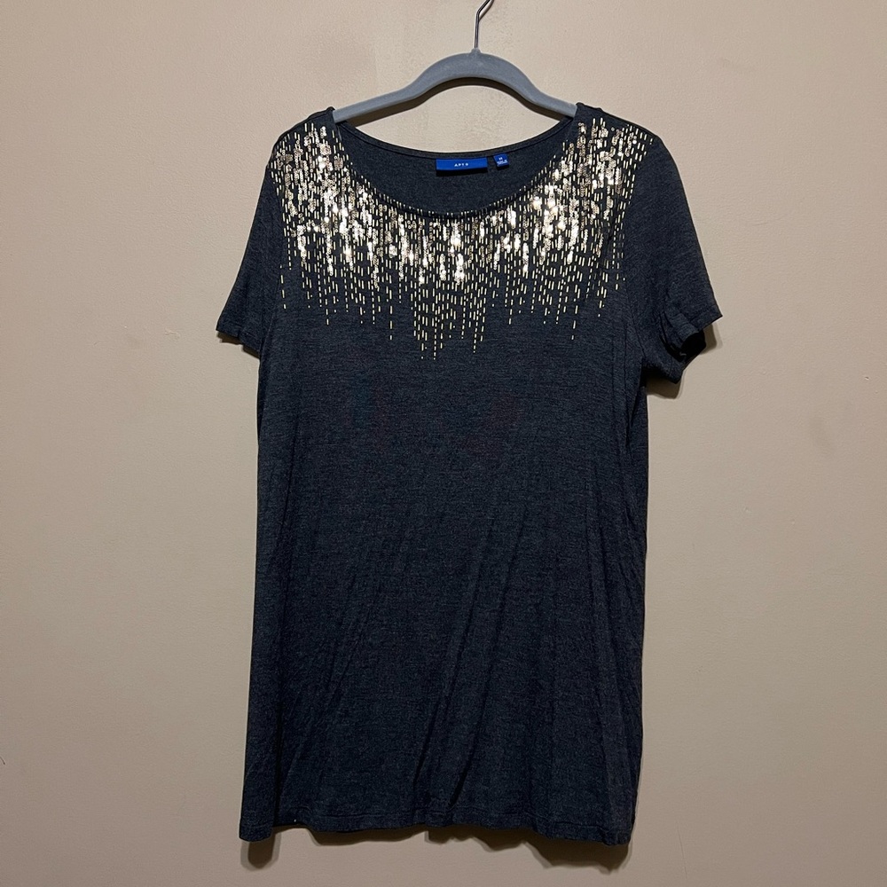 Apt 9 Sequin Top